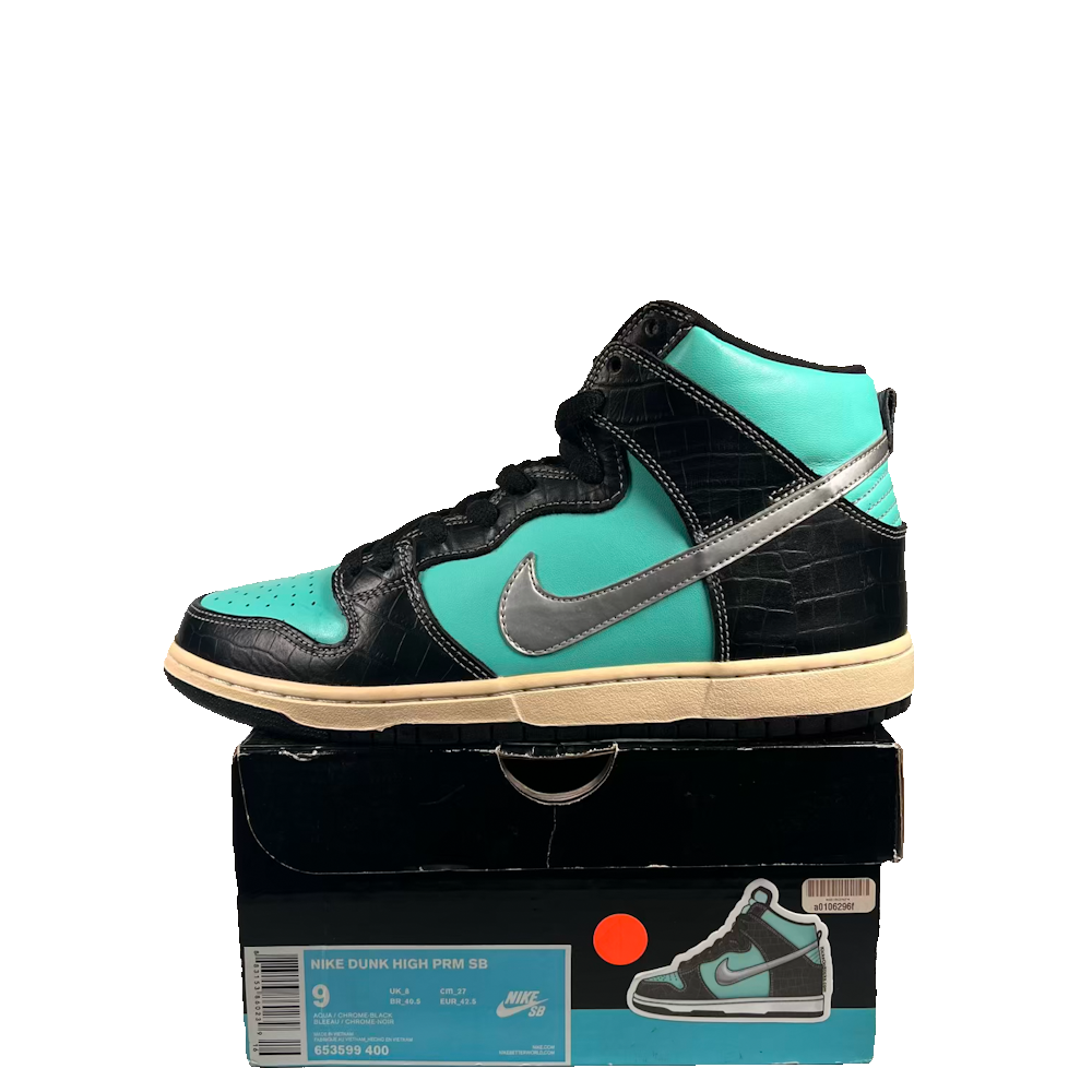 Nike SB Dunk High Tiffiany Diamond Supply Co (2014) Size 9 USED s23853