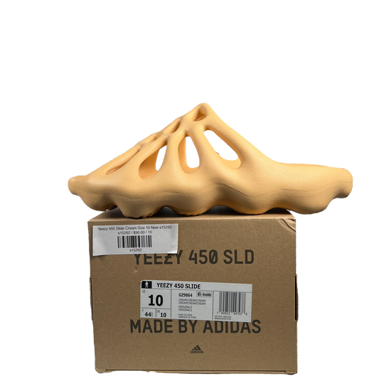Yeezy 450 Slide Cream Size 10 NEW S15262