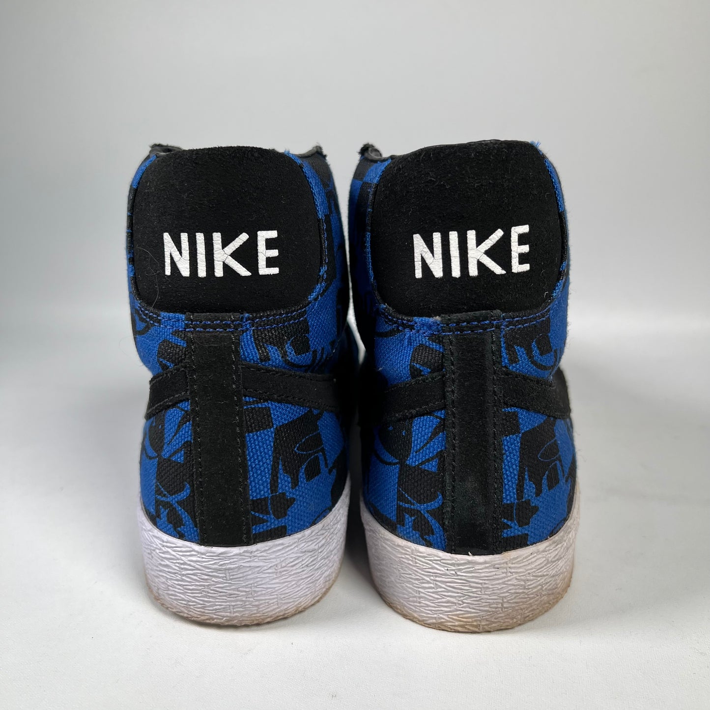 Nike SB Blazer Stussy Neighborhood Blue 2008 SAMPLE Size 9.5 USED s3826