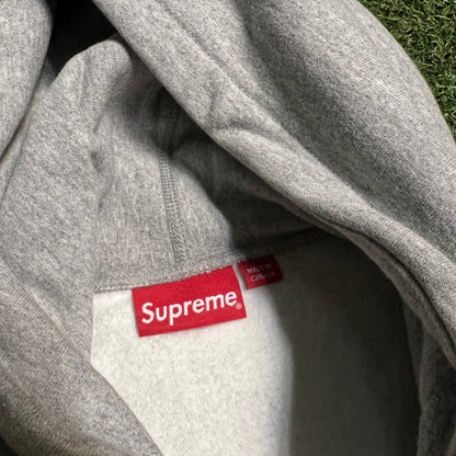 Supreme Chenille Grey Hoodie (2019) Size Large NEW x14165