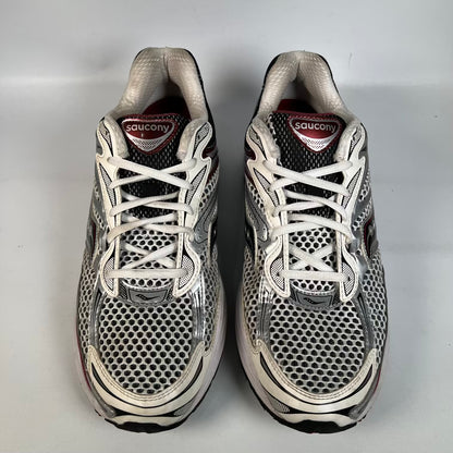 Saucony ProGrid Omni 9 White Silver Red (2023) Size 11 USED s23365