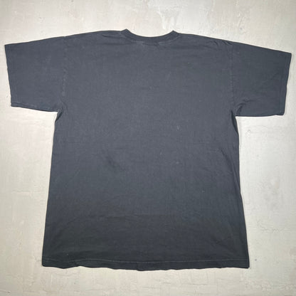 Y2K Man in the Iron Mask Black Tee Size XL USED v19284