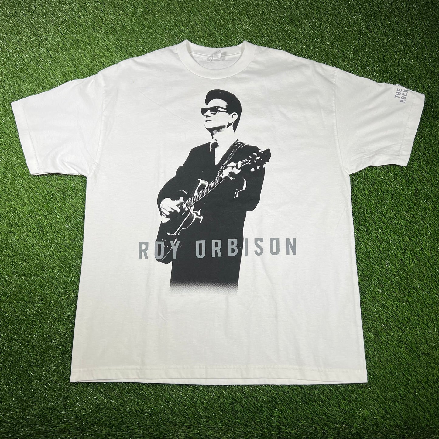 Roy Orbison Soul of Rock and Roll White Tee Size XL USED v17322