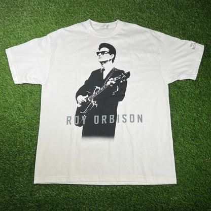 Roy Orbison Soul of Rock and Roll White Tee Size XL USED v17322