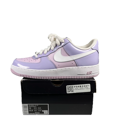 Nike Air Force 1 Low Hydrangeas Patent (2025) Size 12 USED s23824
