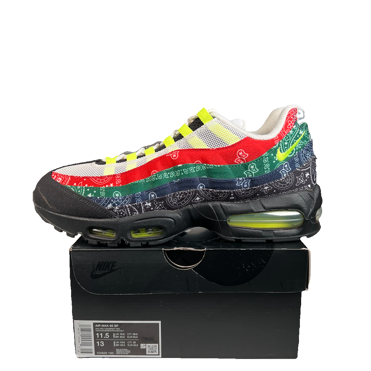 Nike Air Max 95 Big Bubble Paisley Bandana (2026) Size 11.5 USED s22820