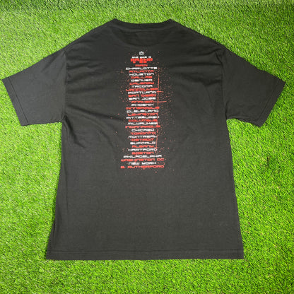2001 U2 Black Tour Tee Size XL USED v16621