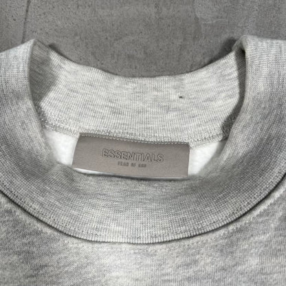 Fear of God FOG Essentials Grey Crewneck Size Large USED x18614