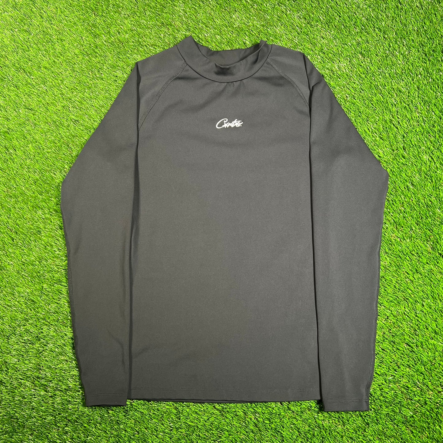 Corteiz Black Midlayer Longsleeve Size Medium USED x15941