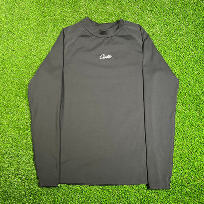 Corteiz Black Midlayer Longsleeve Size Medium USED x15941