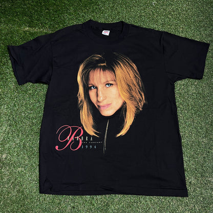1994 Barbara Streisand "The Concert" Black Tee Size XL USED v16353