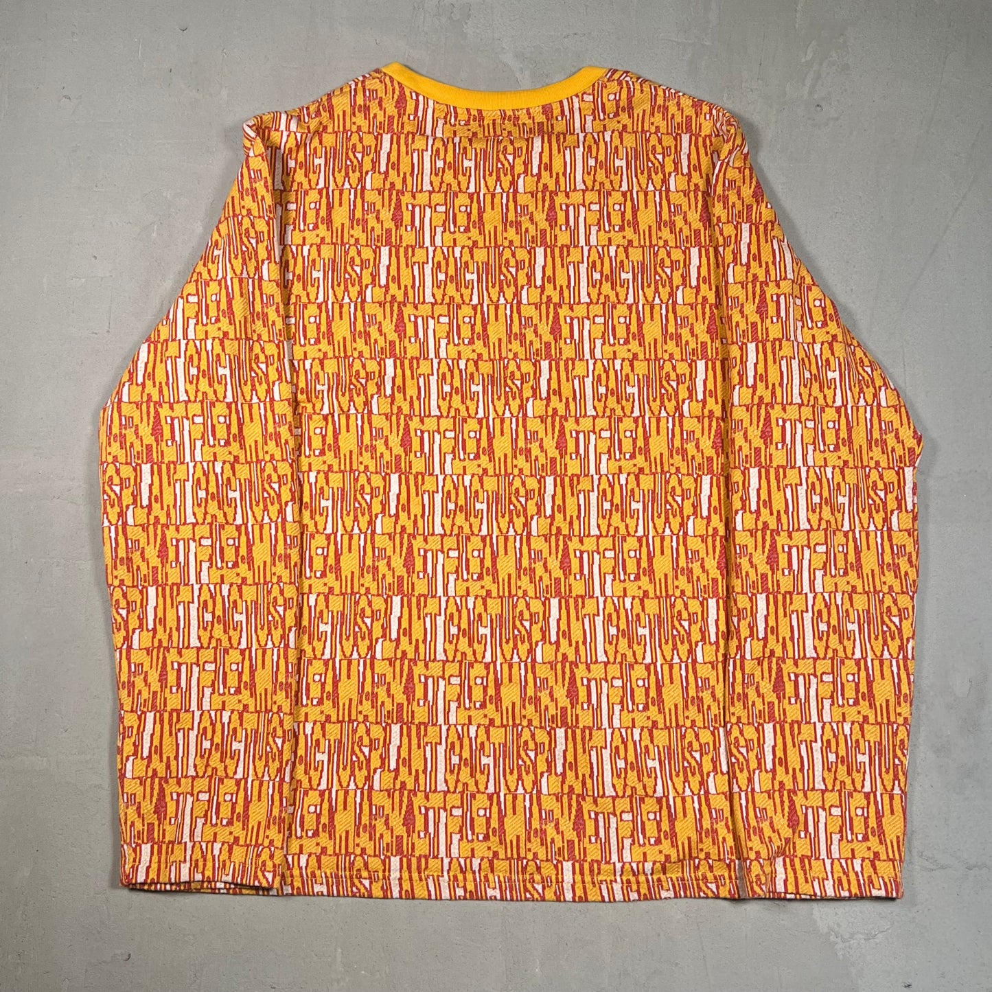 CPFM Anxiety Jacquard Knit Orange Longsleeve Size 1 (medium) USED x13330