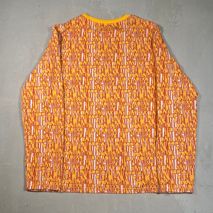 CPFM Anxiety Jacquard Knit Orange Longsleeve Size 1 (medium) USED x13330