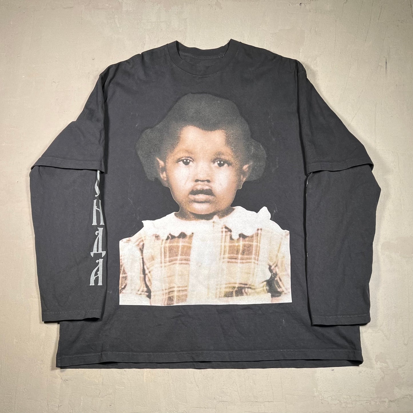 Donda double layer longsleeve Size XL NEW x11196