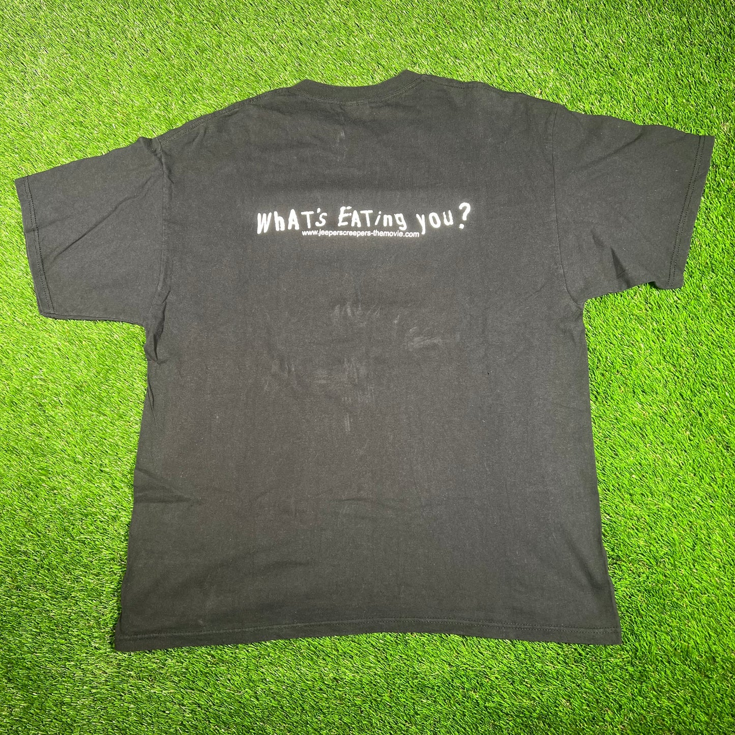 2001 Jeepers Creepers Black Tee Size XL USED v17706