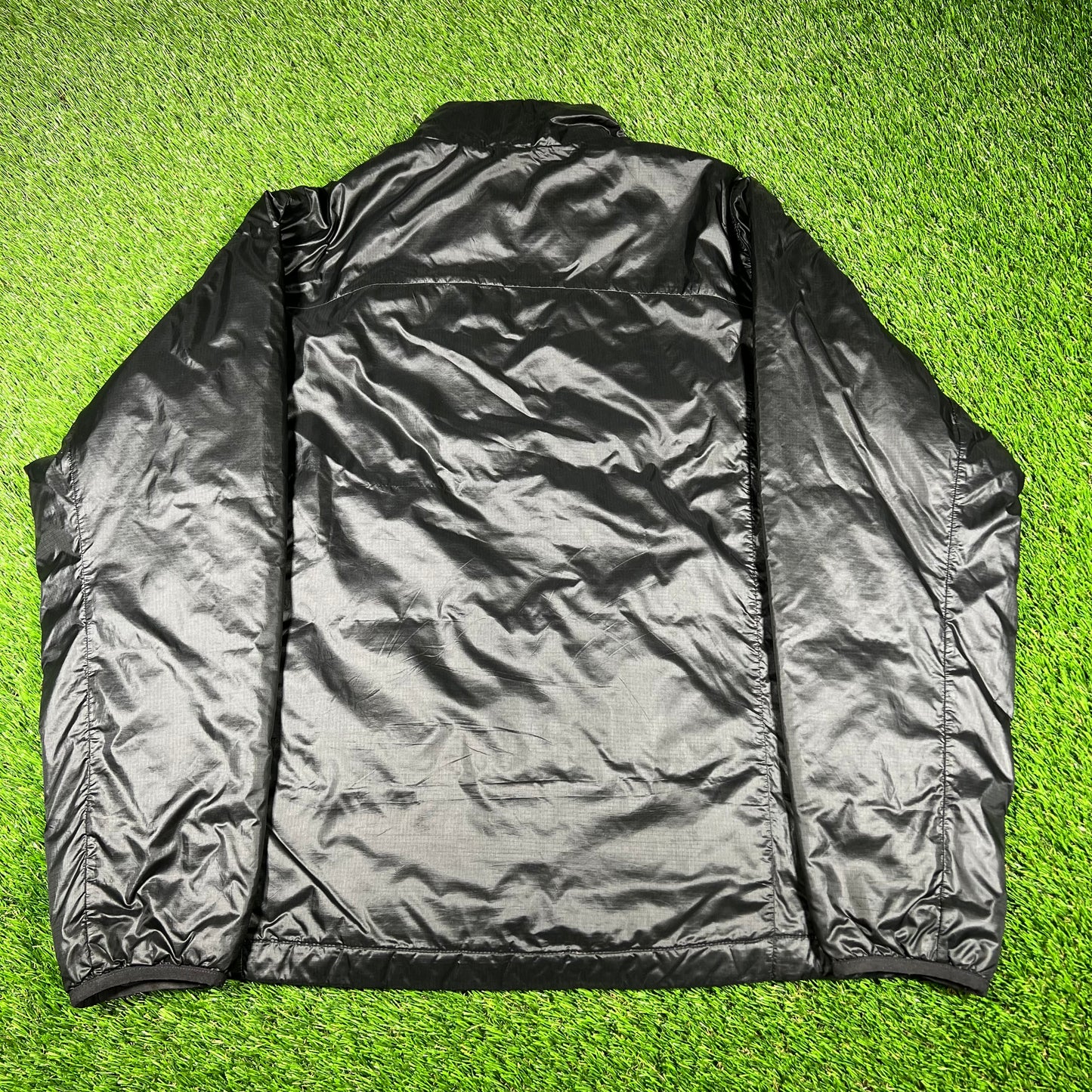 North Face Black Rain Jacket Size Medium USED v16885