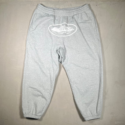 Corteiz Grey Logo Sweatpants Size XXL USED x17323