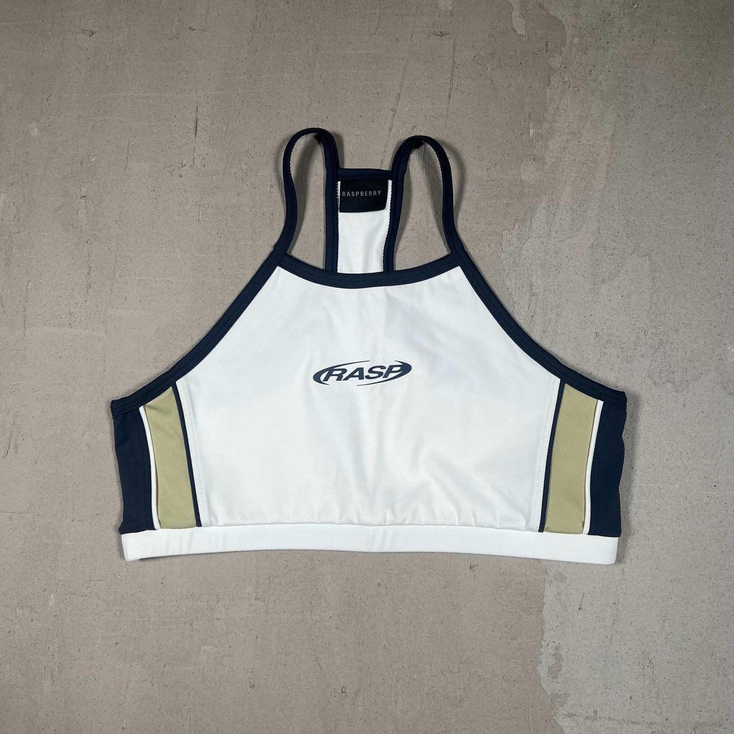 GV Gallery Raspberry Hills White Sports Bra Size Small NEW x17135
