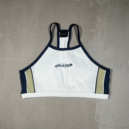 GV Gallery Raspberry Hills White Sports Bra Size Small NEW x17135