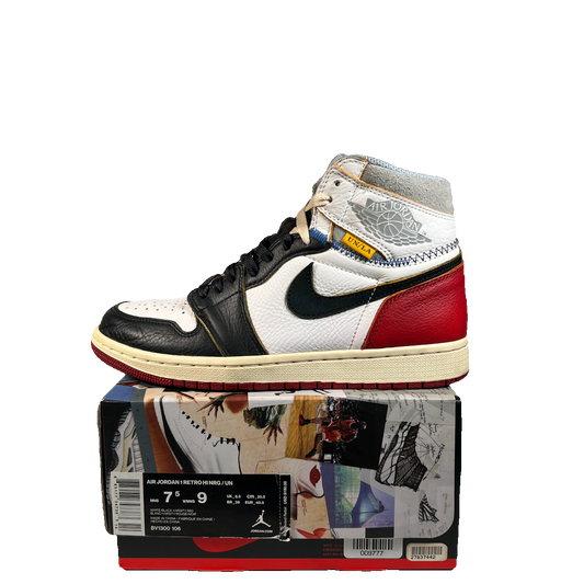 Jordan 1 High Union LA Black Toe (2018) Size 7.5 USED s23082