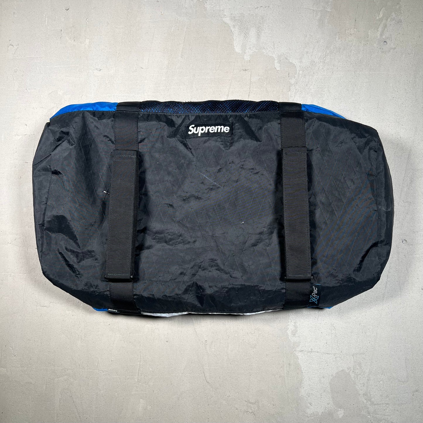 Supreme Logo Duffle Bag Blue (2023) USED x17099