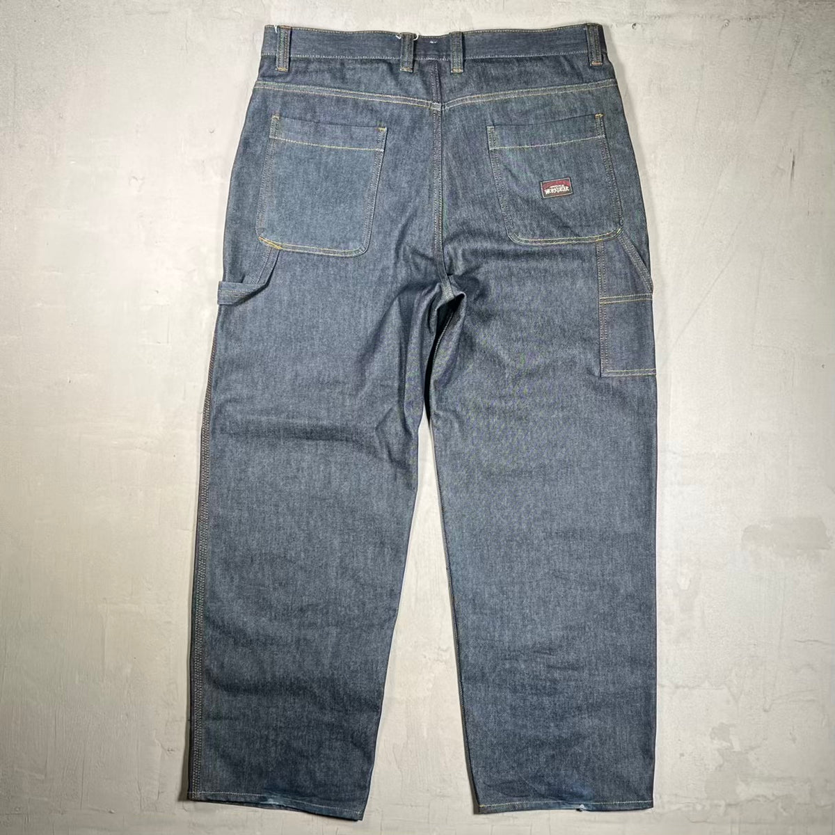 Stussy WorkGear Raw Denim Carpenter Pants Size 34 USED x18763