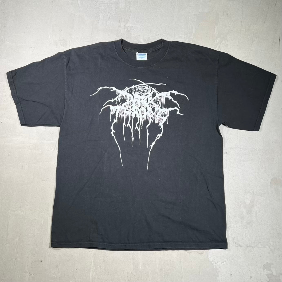 Y2K Darkthrone Wolf Among Sheep Black Tee Size XL USED v20165