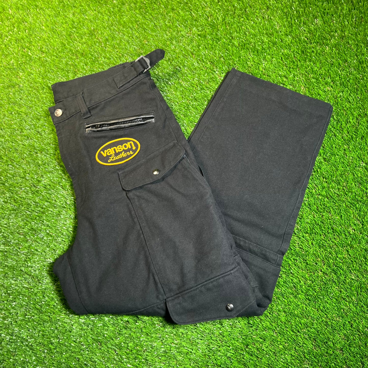 Supreme Vanson Leathers Cordura Black Pants (2026) Size 32 NEW x16684