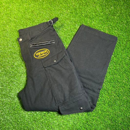 Supreme Vanson Leathers Cordura Black Pants (2026) Size 32 NEW x16684