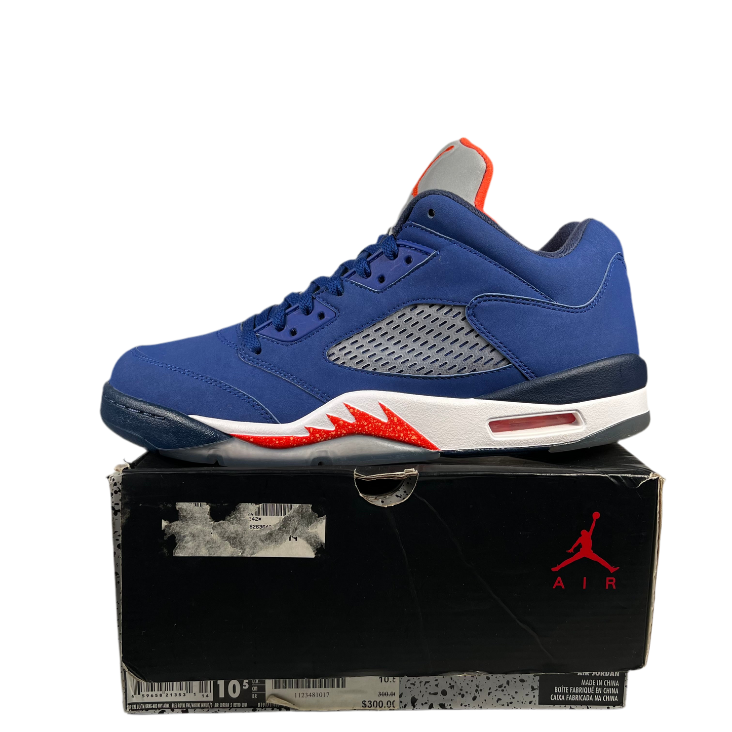 Jordan 5 Low Knicks (2016) Size 10.5 USED s18903