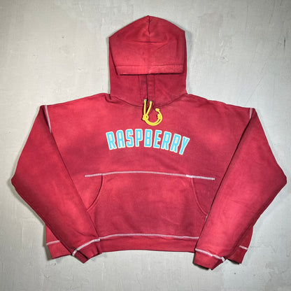 GV Gallery Raspberry Hills Burgundy Logo Hoodie Size Medium NEW x17646