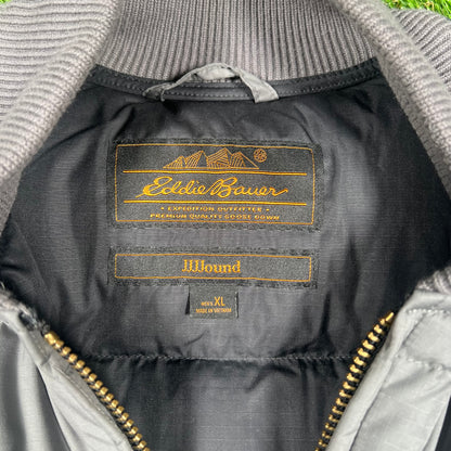 Eddie Bauer x JJJJound Grey Bomber Jacket (2023) Size XL USED x14823