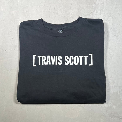 Travis Scott Diamond Supply Black Longsleeve Size XXL USED x15423