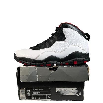 Jordan 10 Chicago Bulls (2012) Size 10 USED s22984