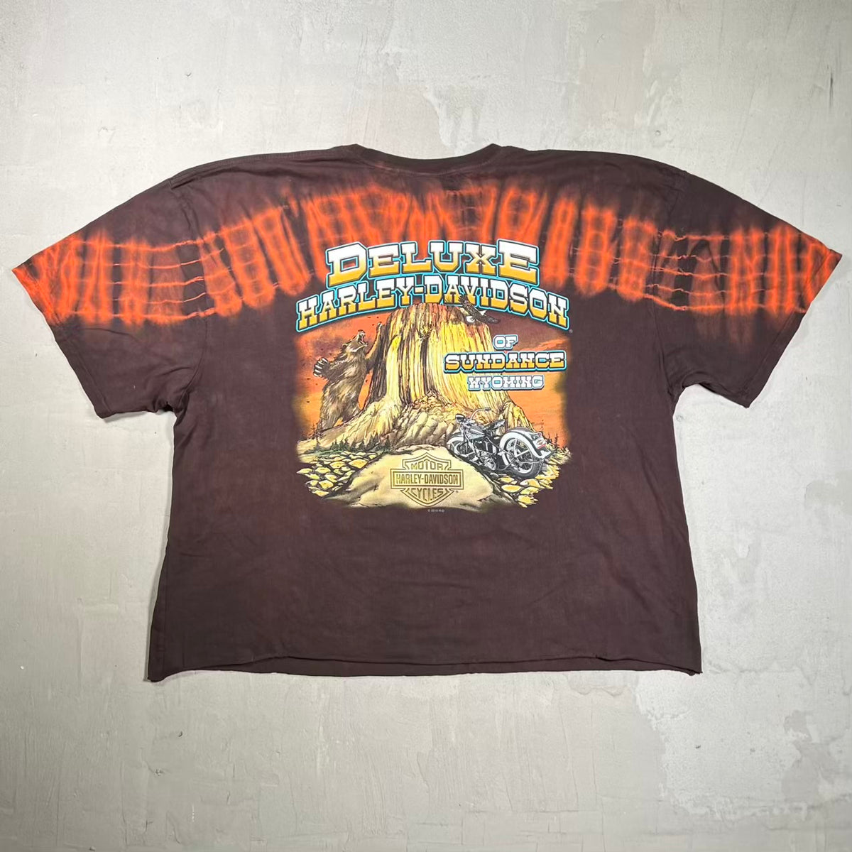 2016 Harley Davidson Sturgis Tie Dye Cropped SIze XXL USED v20337