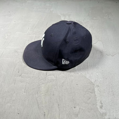 Eric Emanuel Yankee Dark Navy Fitted Hat Size 7 1/8 USED x18603