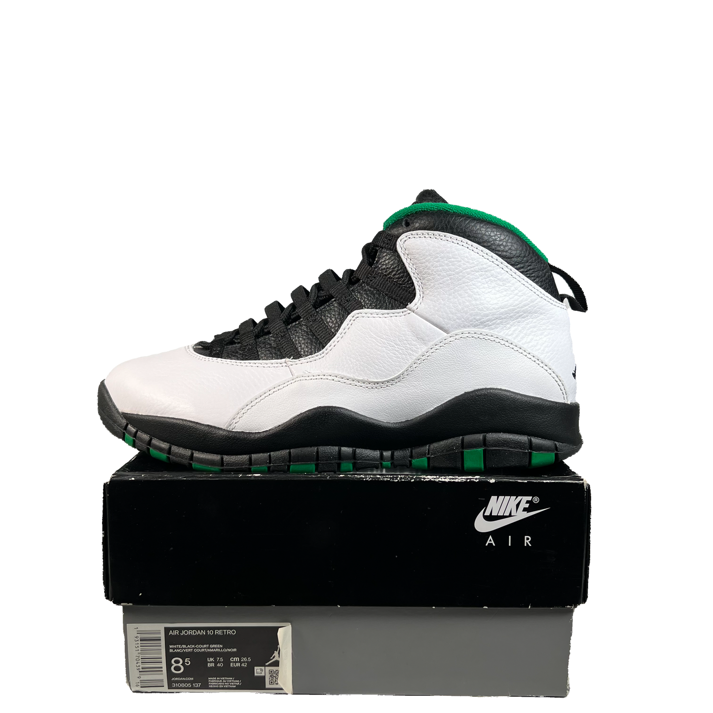 Jordan 10 Seattle (2019) Size 8.5 NEW s21871