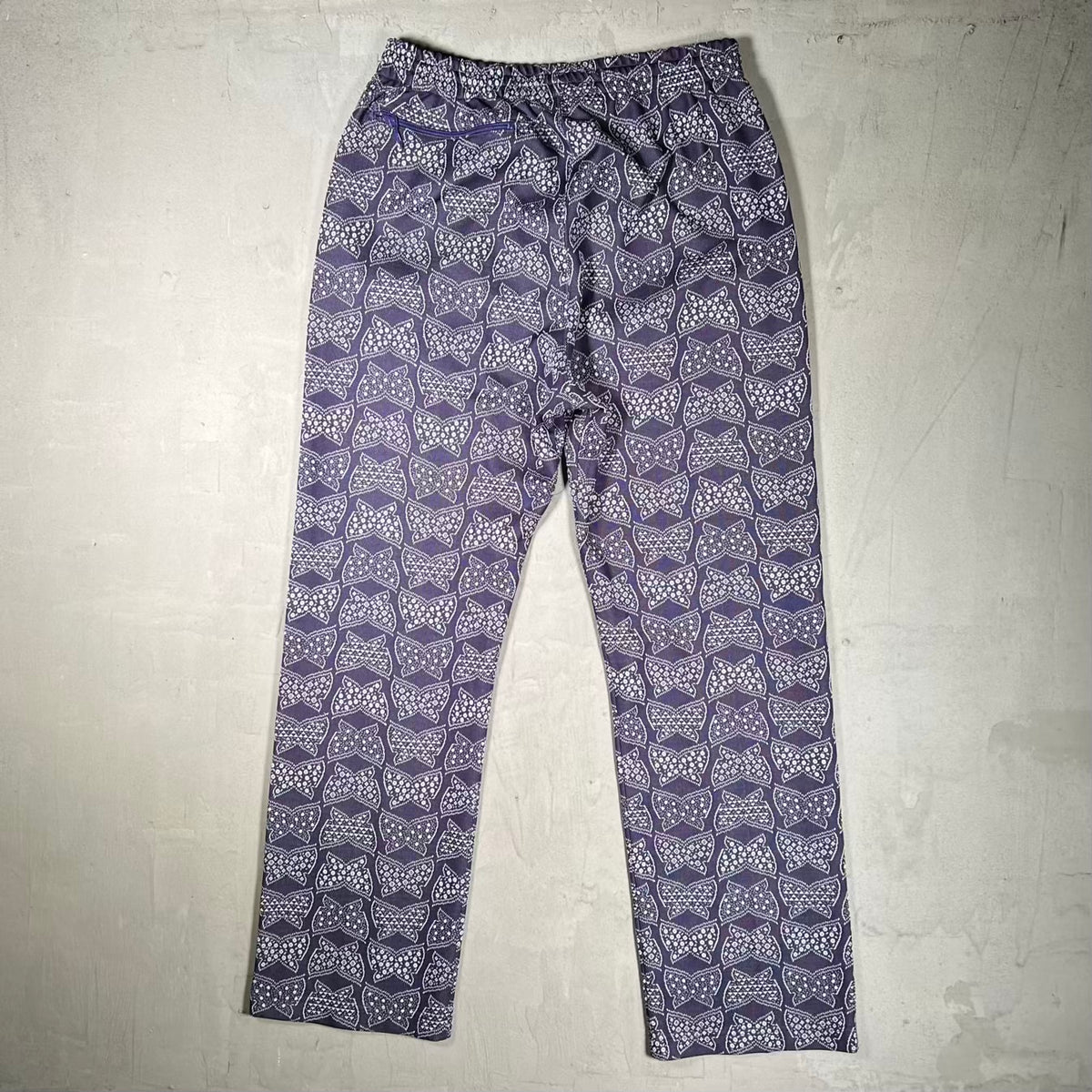 Needles Purple Butterfly Track Pants Size Medium USED x18607