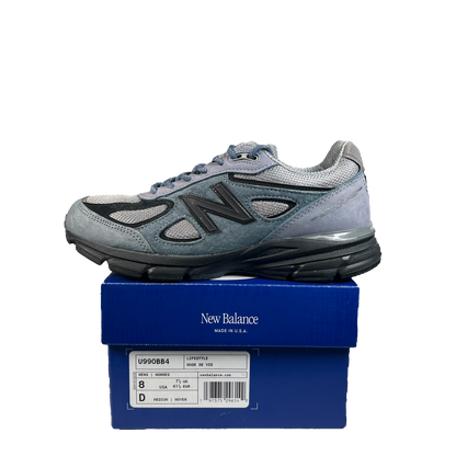 New Balance 990v4 MiUSA Teddy Santis Arctic Grey Black (2024) Size 8 USED s22034