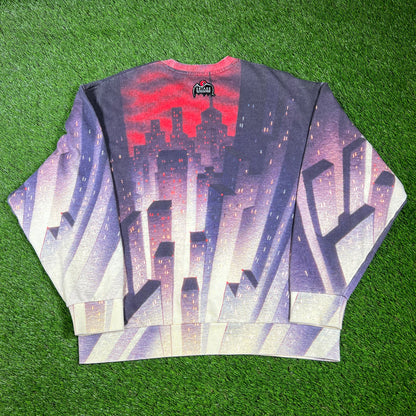 Kith x Batman Gotham City Crewneck Size Medium USED x14310