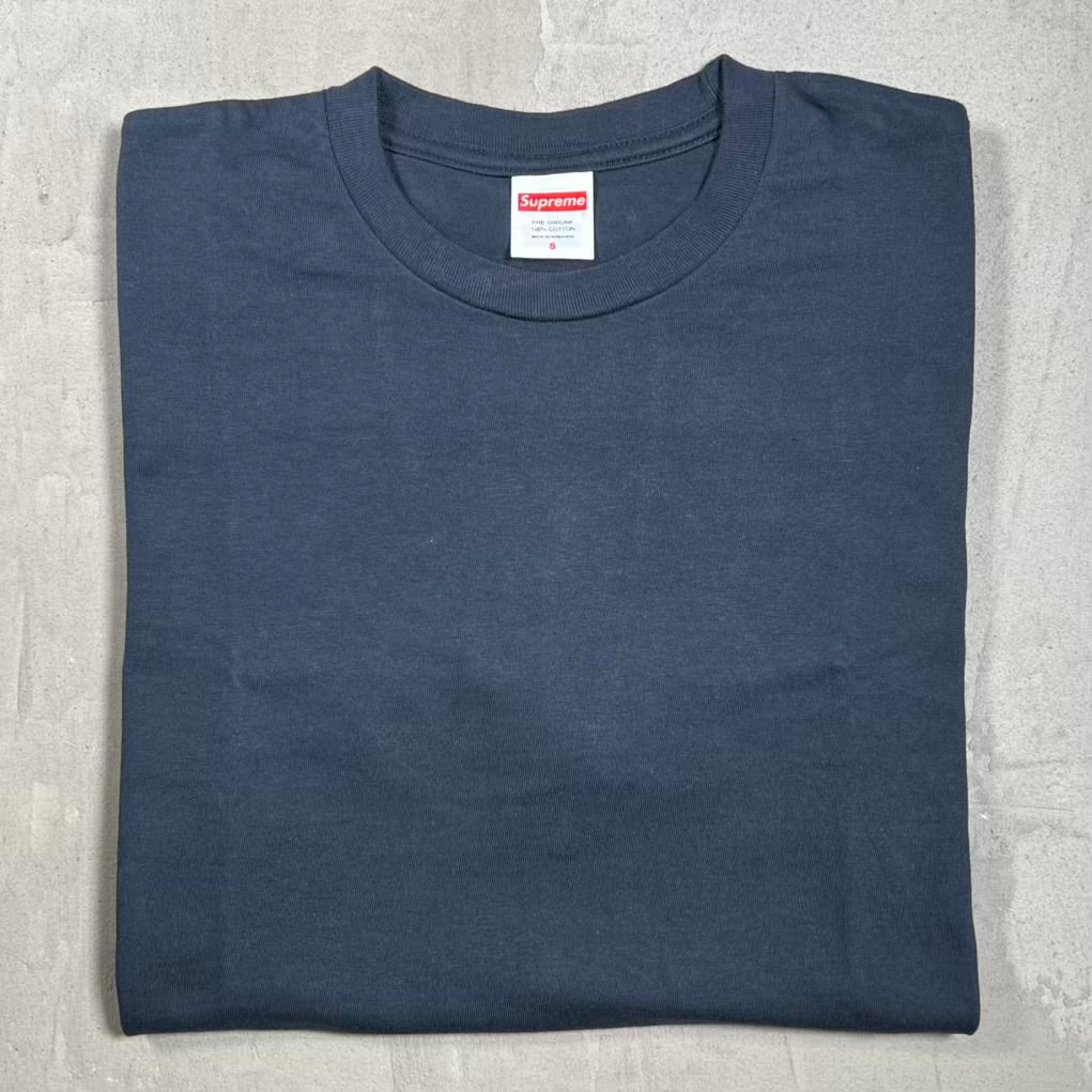 Supreme Tape Navy Blue Tee (2025) Size Small NEW x18532