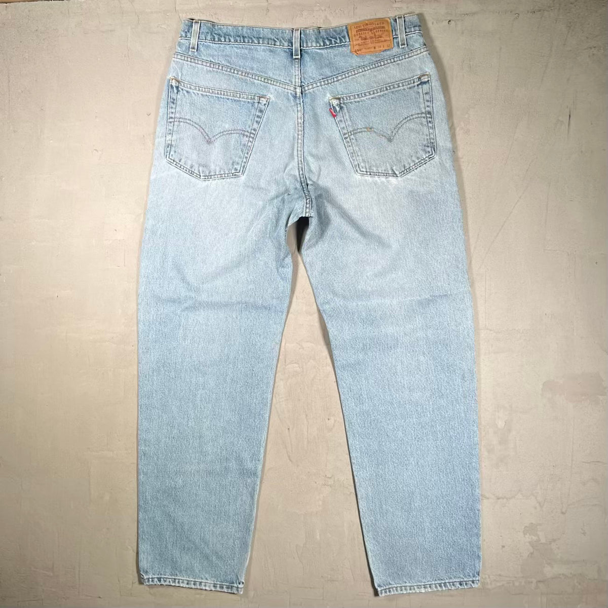 Y2K Levi's 550 Blue Denim Jeans Size 38 USED v20435