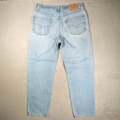 Y2K Levi's 550 Blue Denim Jeans Size 38 USED v20435
