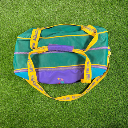 1996 Atlanta Olympic Multi Color Duffle Bag USED v17282