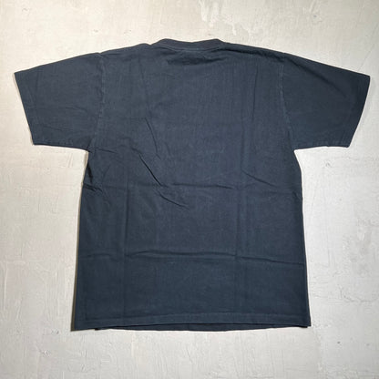 Bape Green/Pink Head Black Tee Size Medium USED x17636