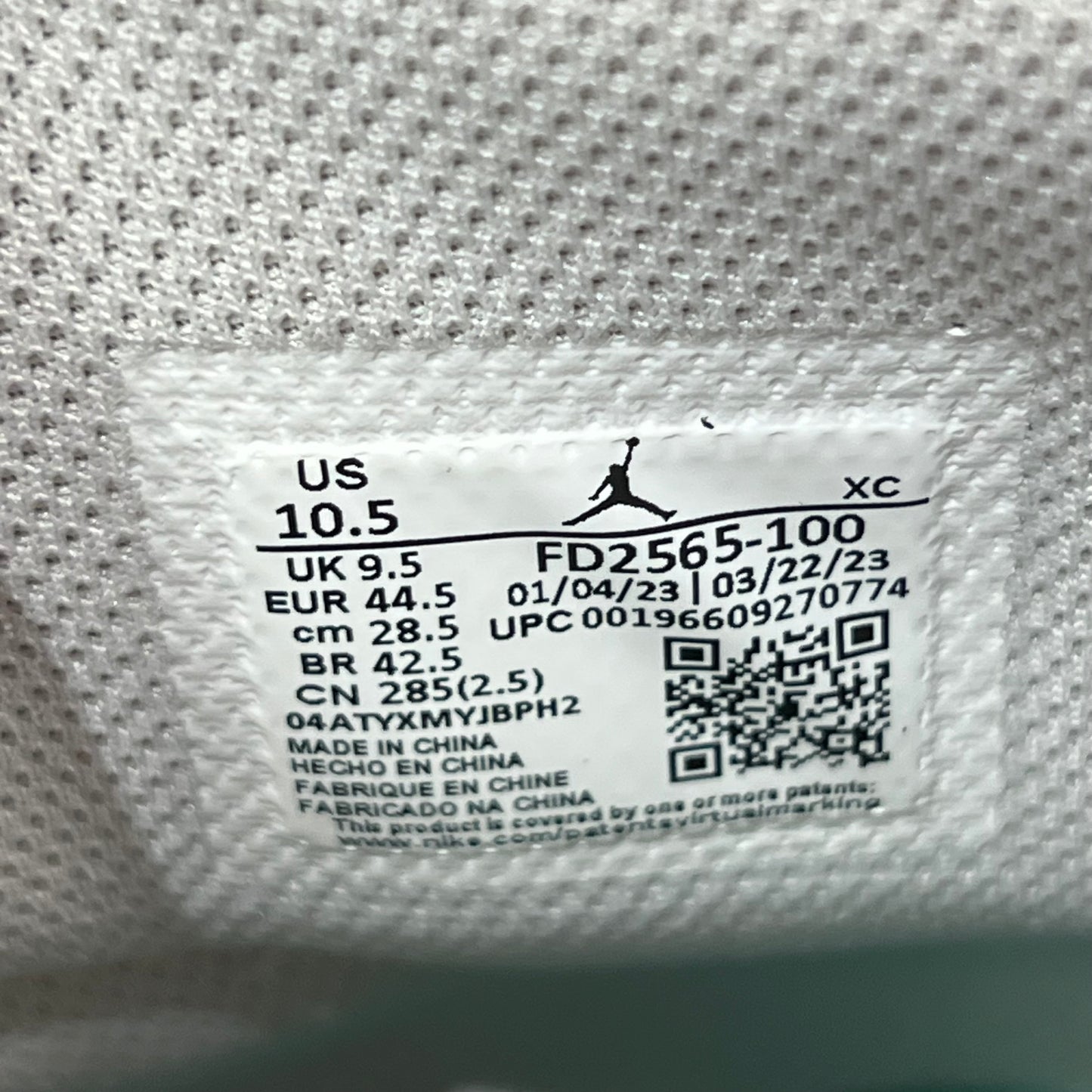 Jordan 1 High Union Bephies Beauty (2023) Size 10.5 NEW s22273