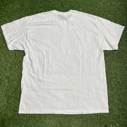 Travis Scott Got Em Bamboozled White Tee Size XL USED x13491