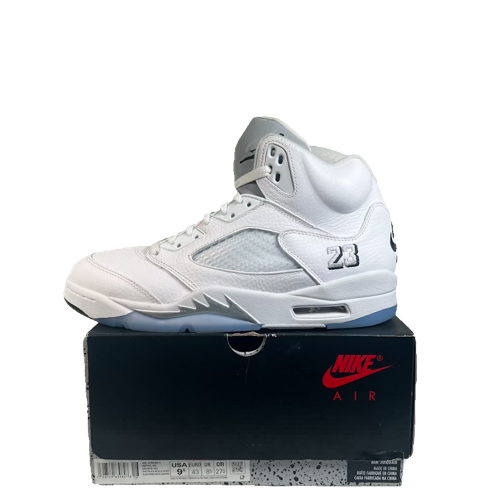 Jordan 5 White Metallic (2026) Size 9.5 USED s23625