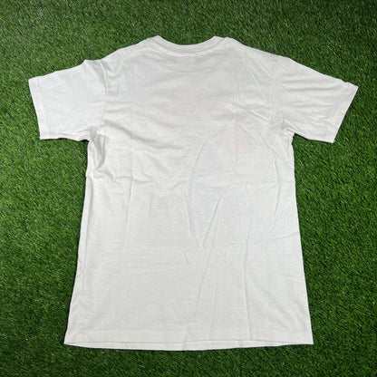 1990s Spike Lee Just Doin It White Tee Size Medium USED v16780