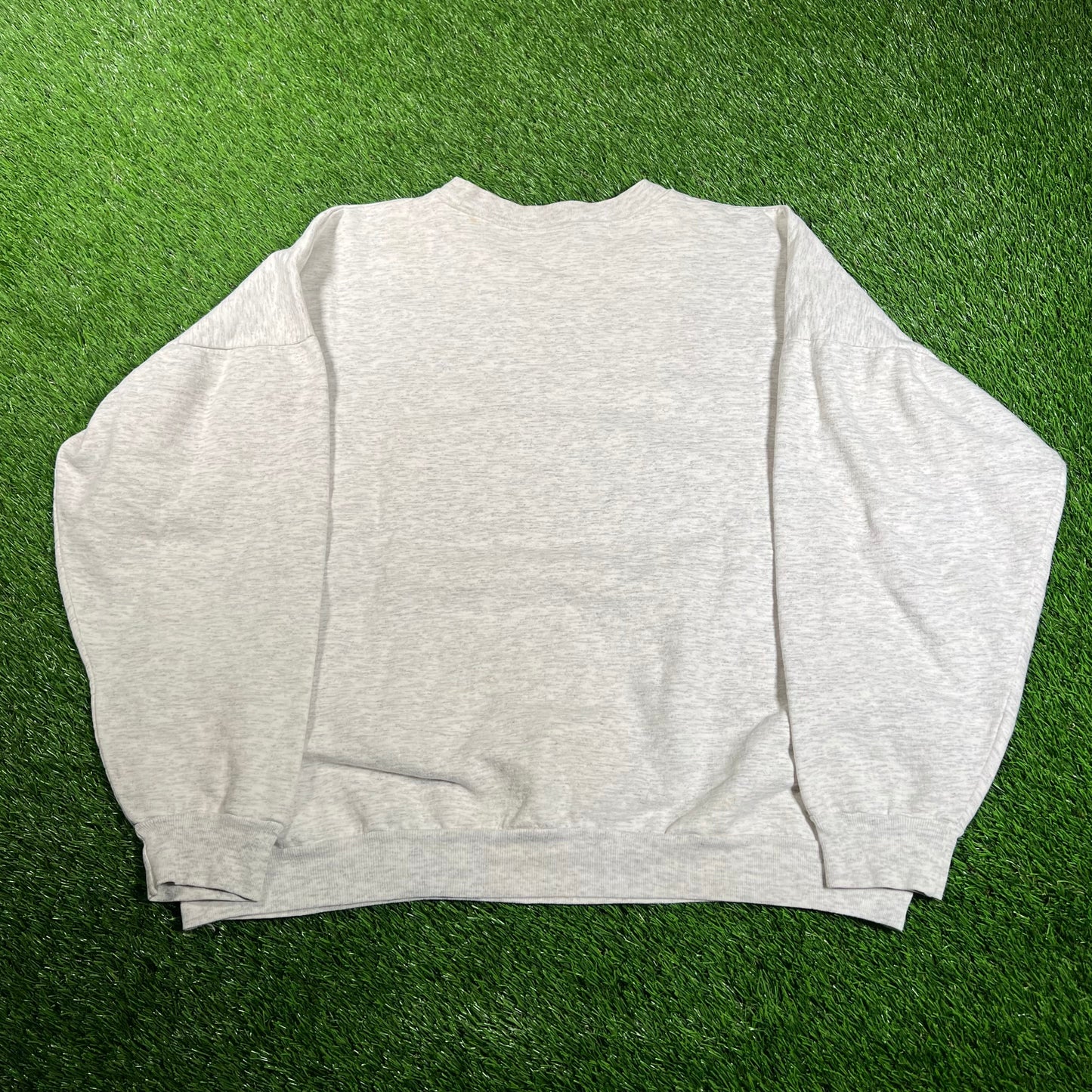 1998 New York Mets Grey Crewneck Size Medium USED v17576
